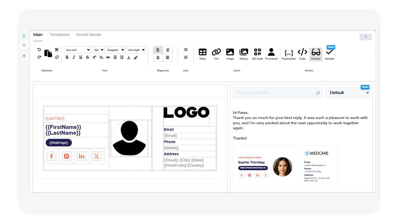 Design your Signatures
