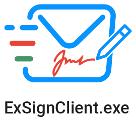 2. ExSignClient.exe is automatically deployed ExSignClient.exe automatically deployed and updating the Outlook signature