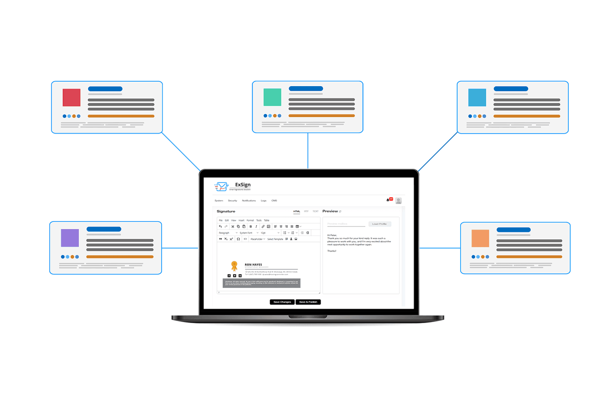 Manage Signatures Centrally Manage Signatures Centrally